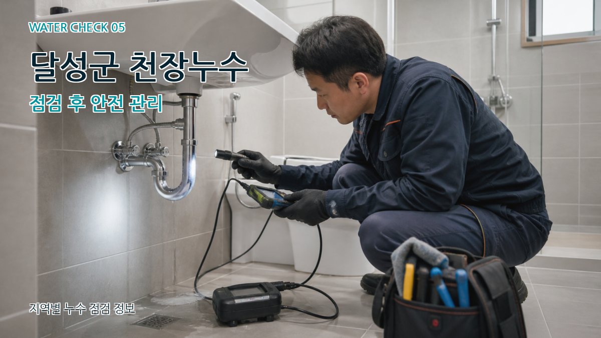 달성군 누수공사 누수탐지 이미지