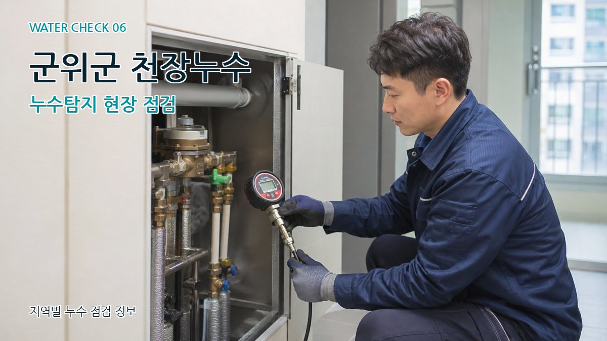군위군 천장누수 누수탐지 현장 점검