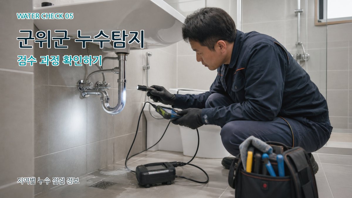 군위군 누수공사 누수탐지 이미지