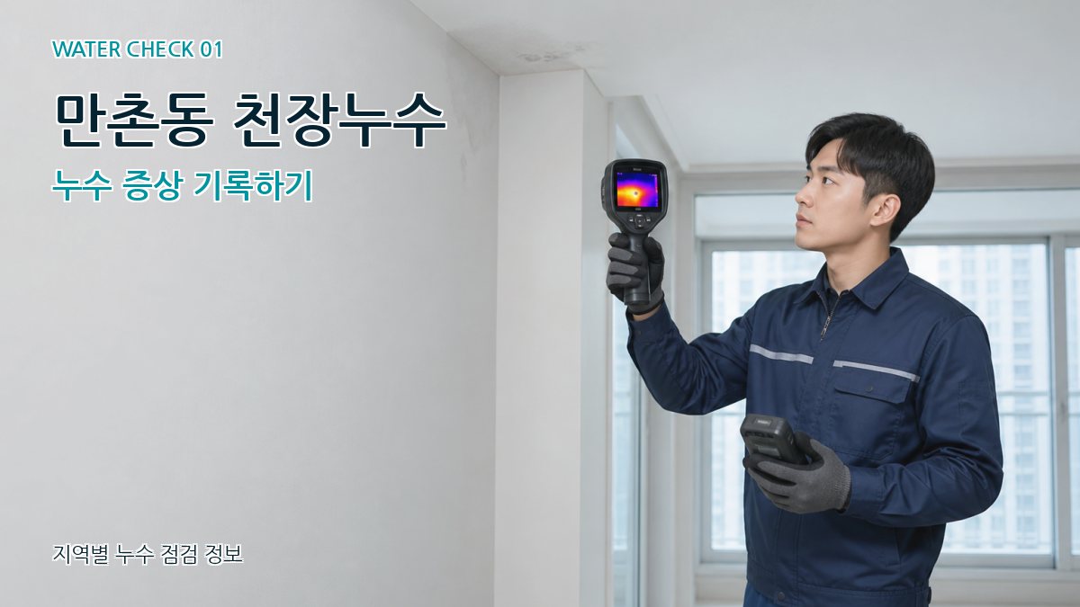 만촌동 아파트누수 누수탐지 이미지