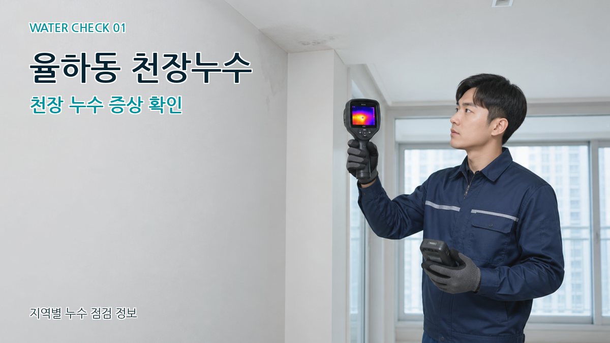 율하동 아파트누수 누수탐지 이미지