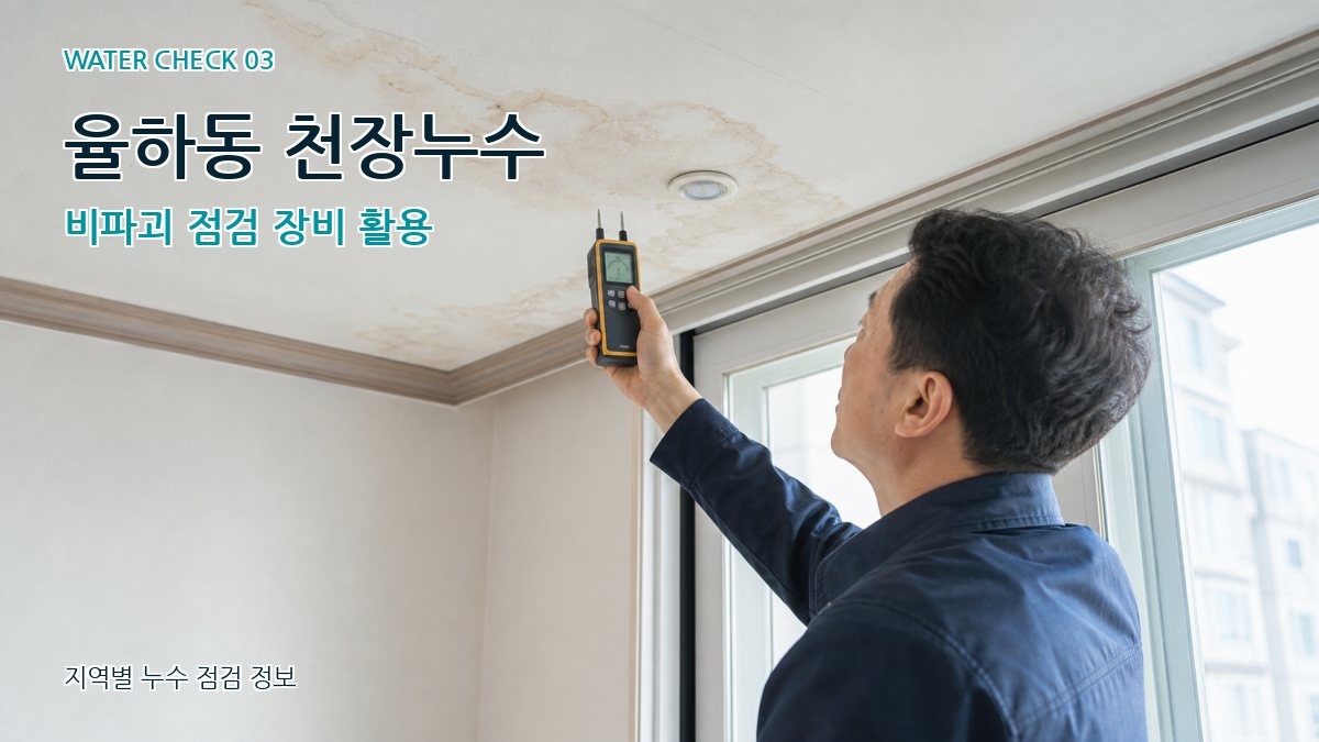 율하동 천장누수 누수탐지 이미지