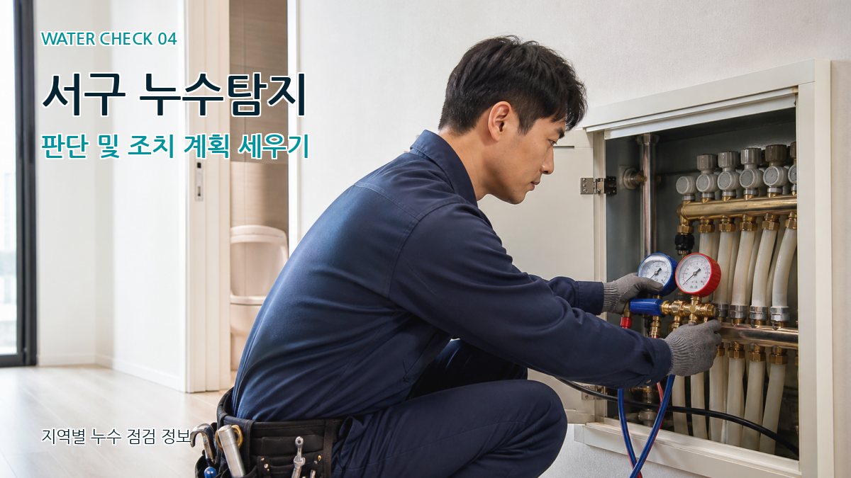 서구 누수탐지 누수탐지 이미지