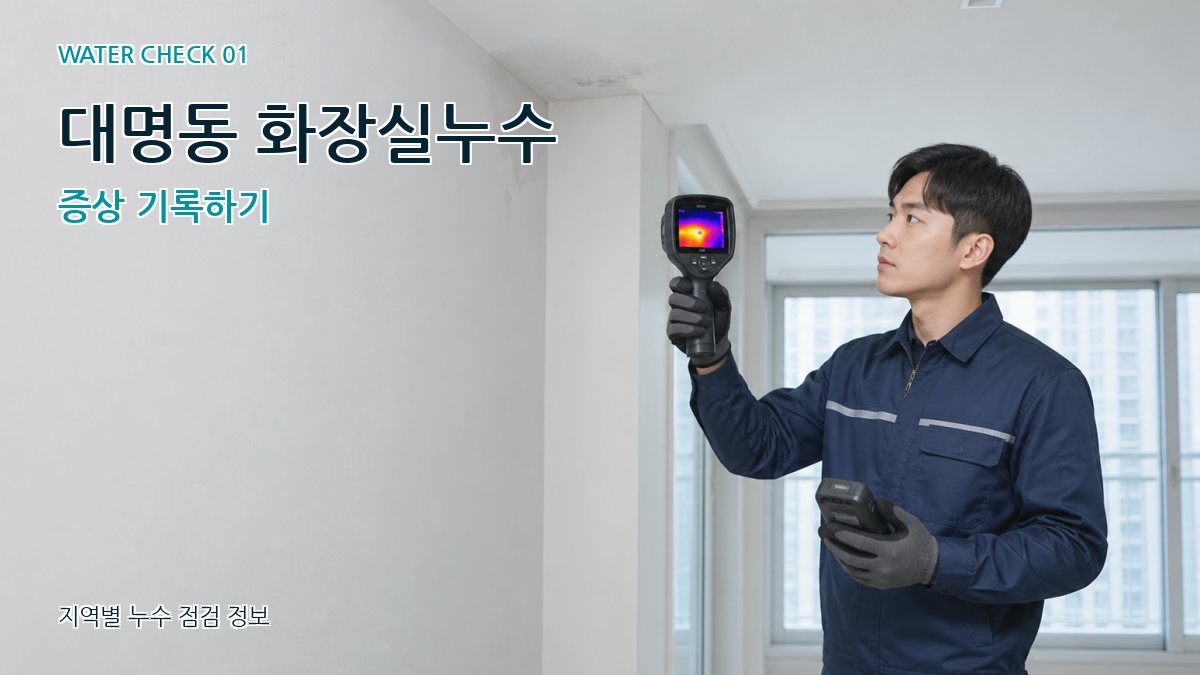 대명동 아파트누수 누수탐지 이미지