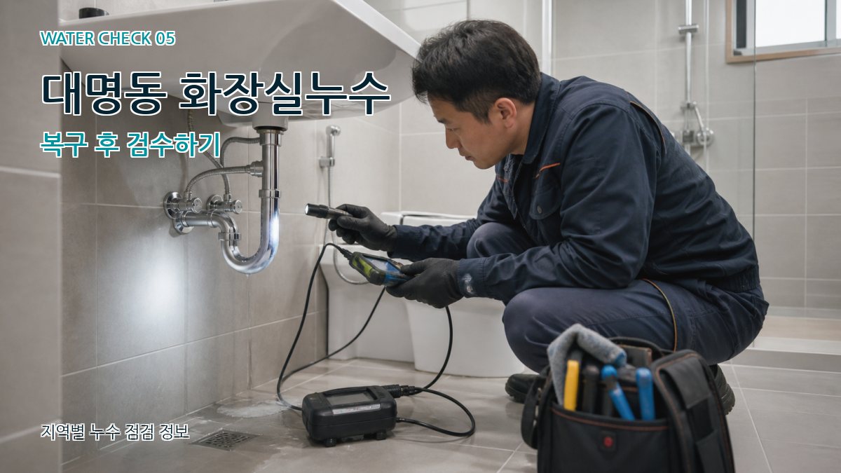 대명동 누수공사 누수탐지 이미지