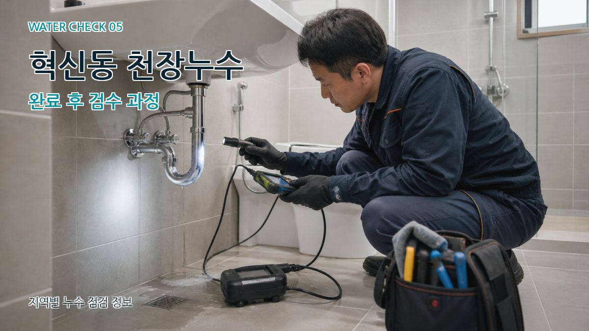혁신동 누수공사 누수탐지 이미지