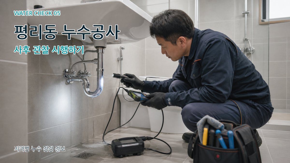 평리동 누수공사 누수탐지 이미지