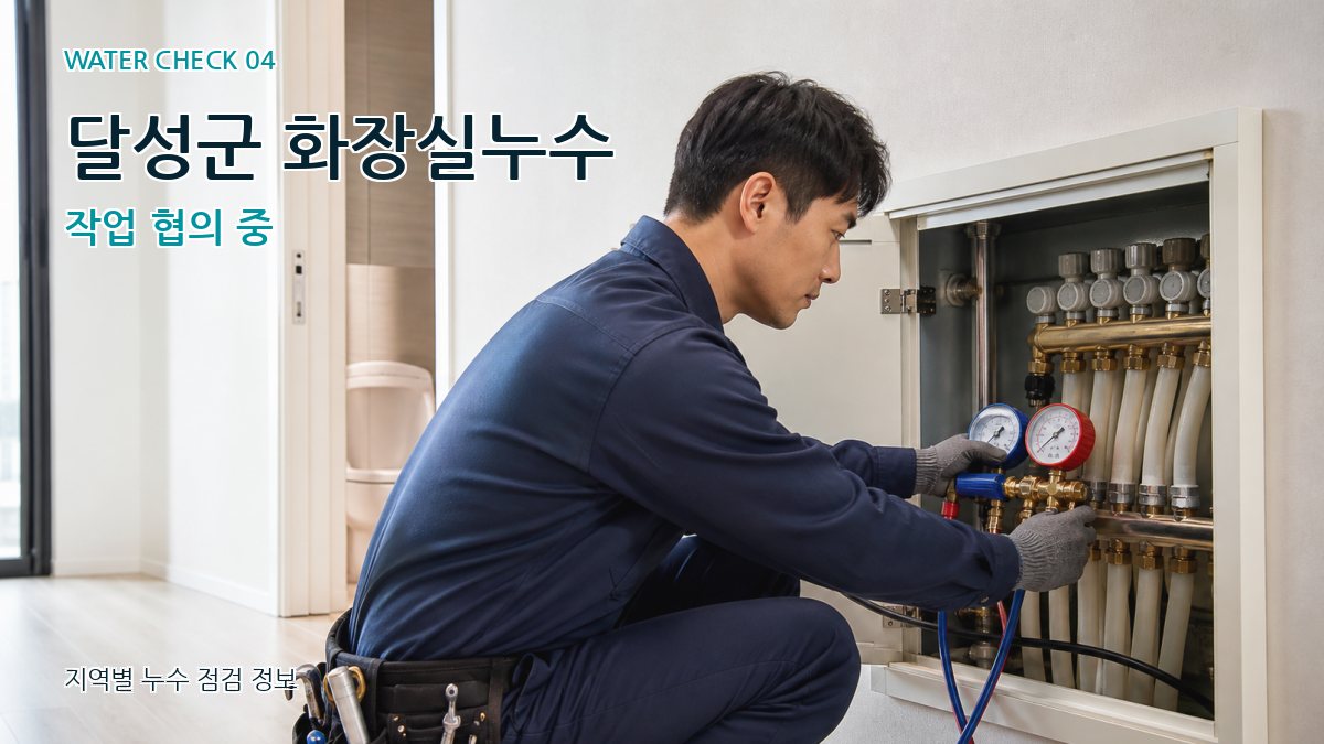 달성군 누수탐지 누수탐지 이미지
