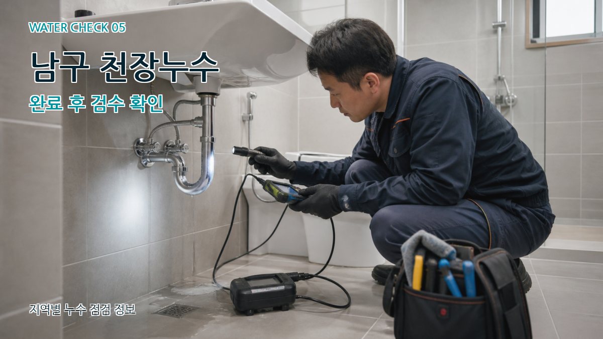 남구 누수공사 누수탐지 이미지