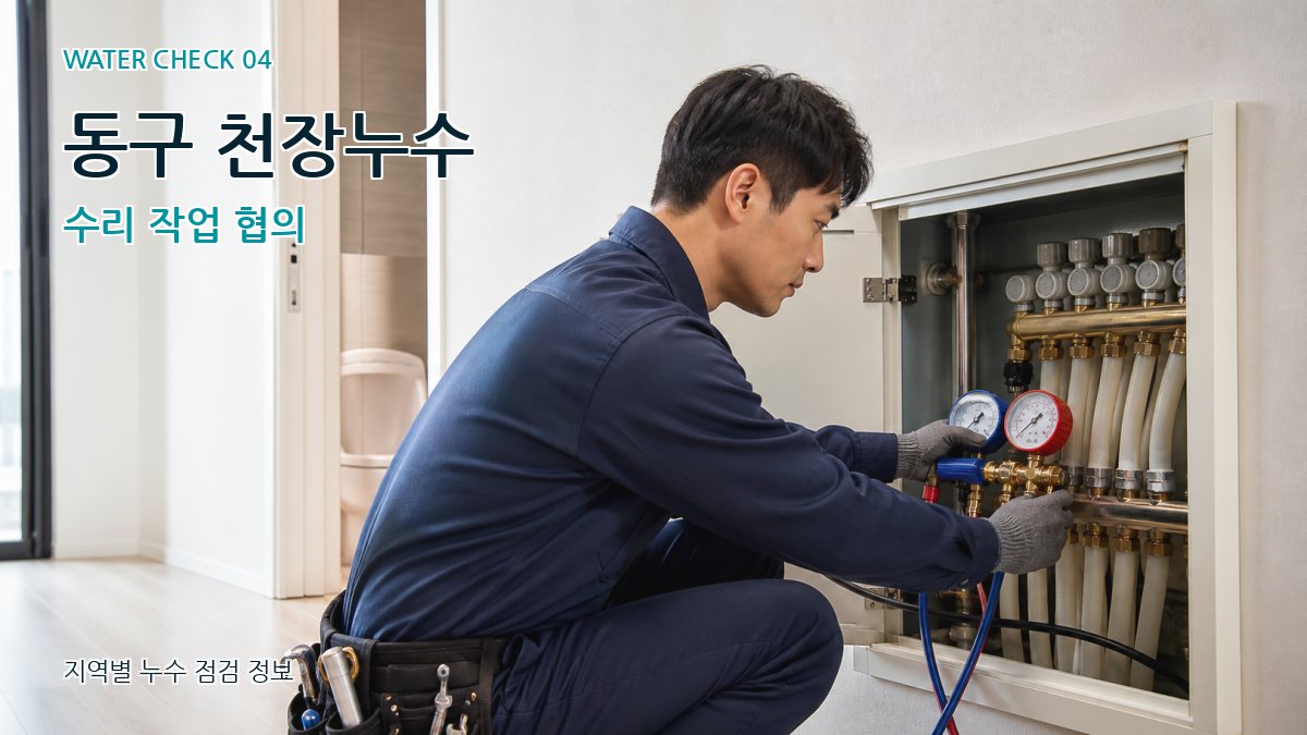동구 누수탐지 누수탐지 이미지