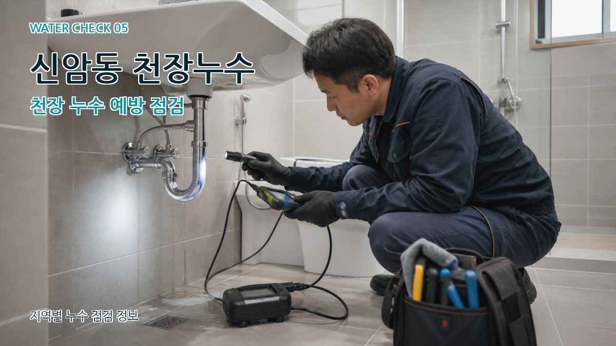신암동 누수공사 누수탐지 이미지