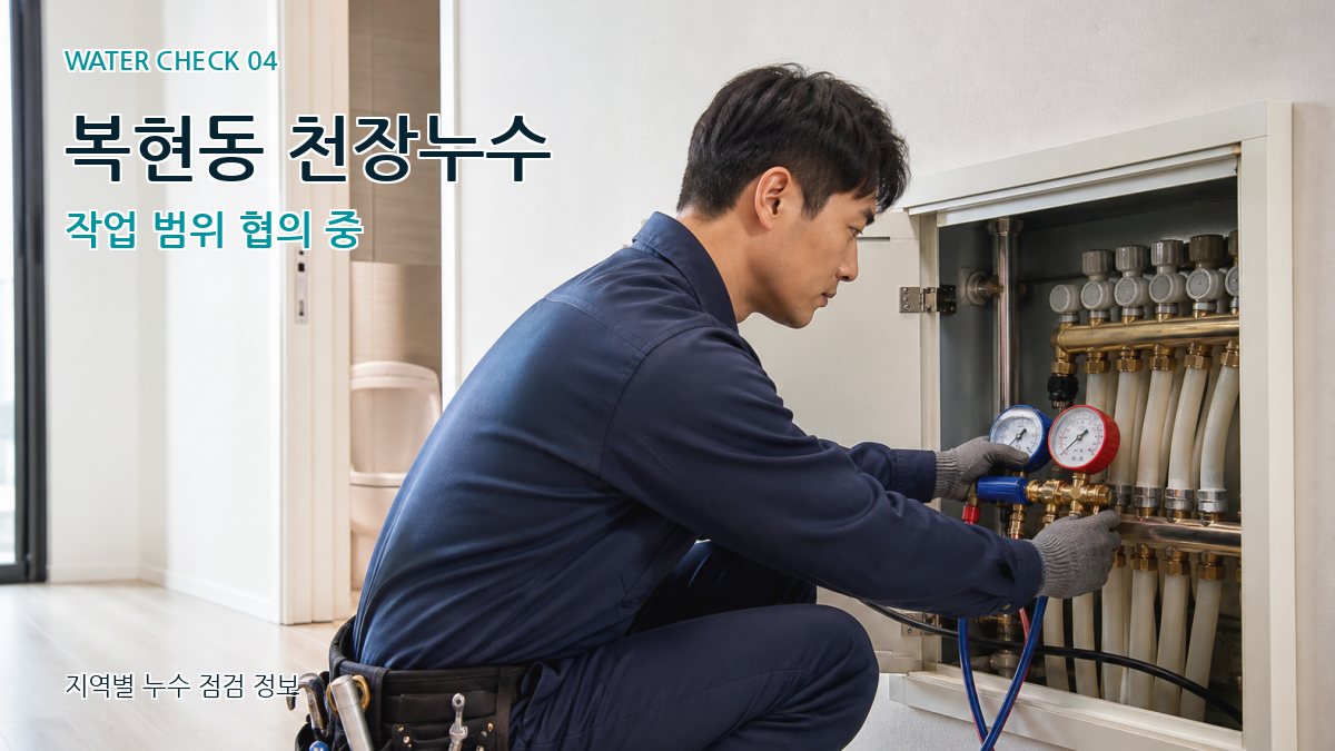 복현동 누수탐지 누수탐지 이미지