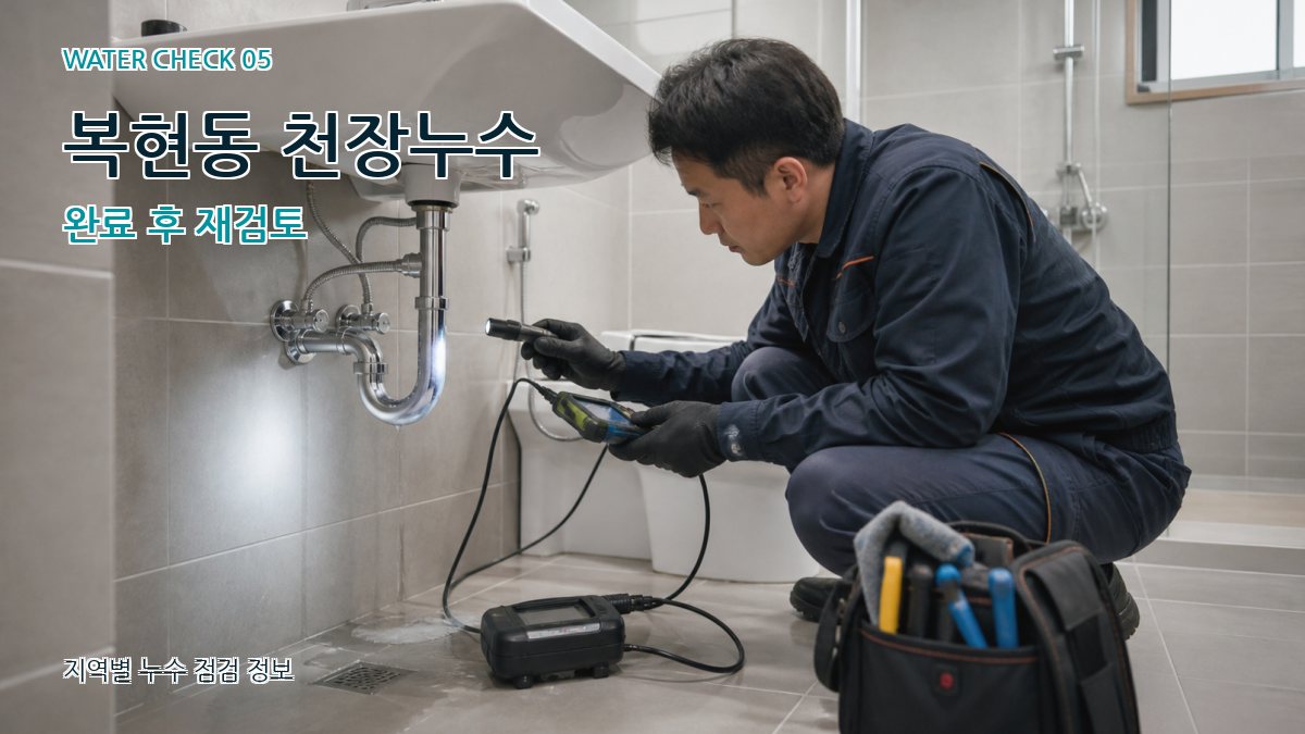 복현동 누수공사 누수탐지 이미지