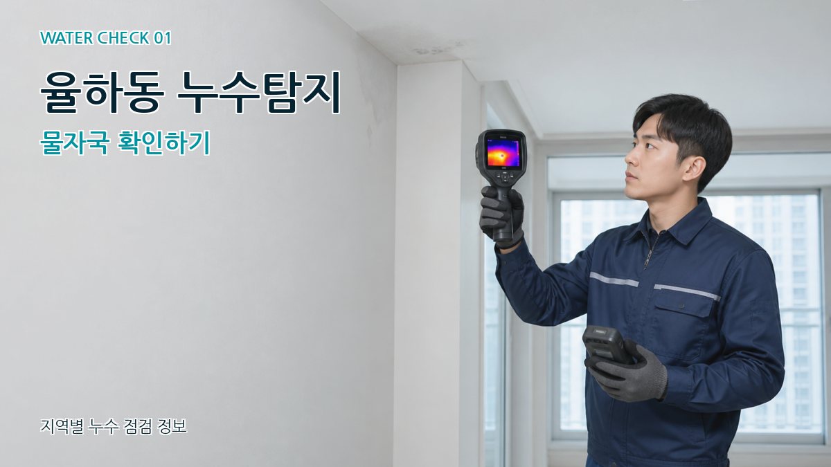 율하동 아파트누수 누수탐지 이미지