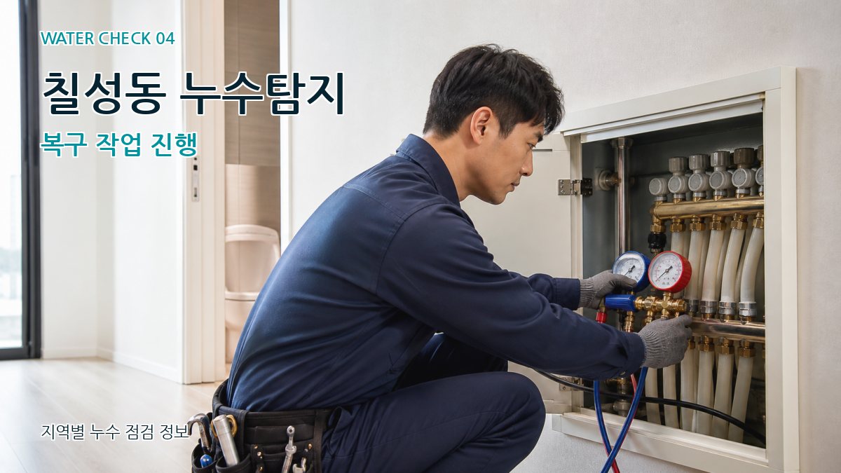 칠성동 누수탐지 누수탐지 이미지