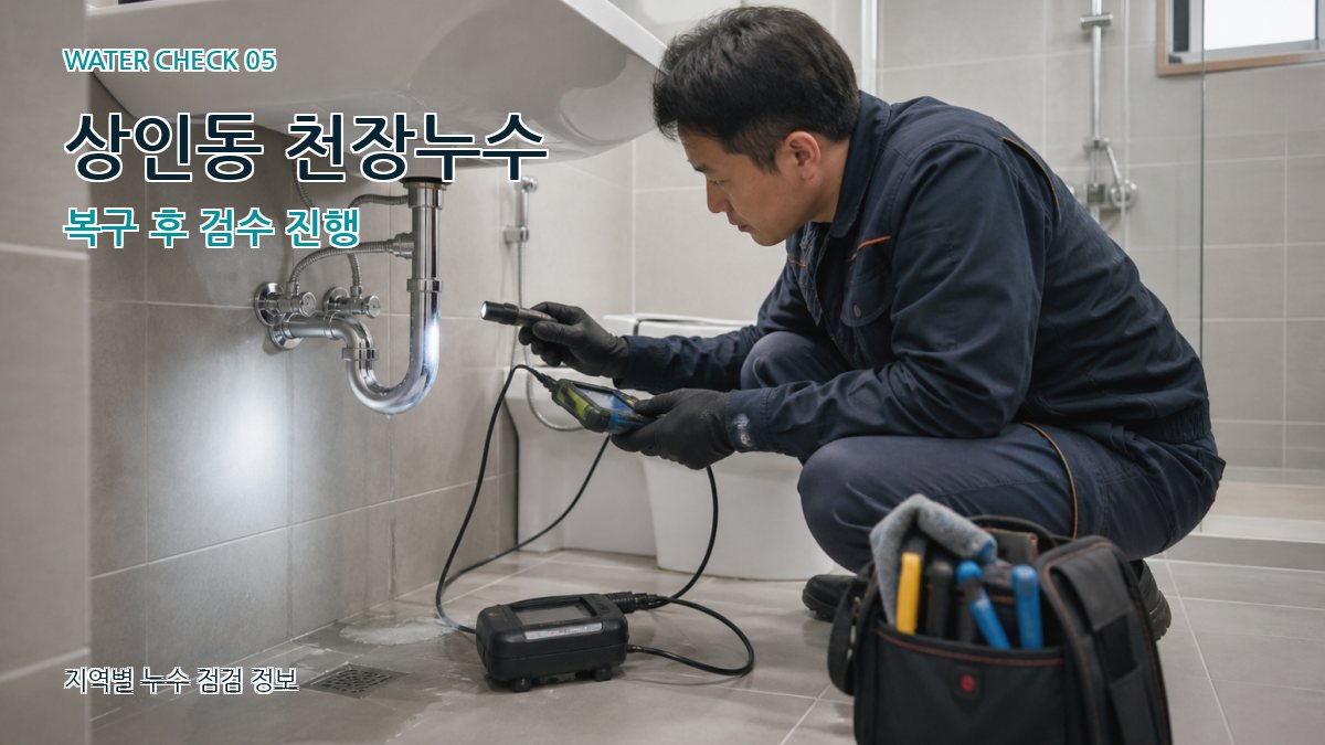 상인동 누수공사 누수탐지 이미지