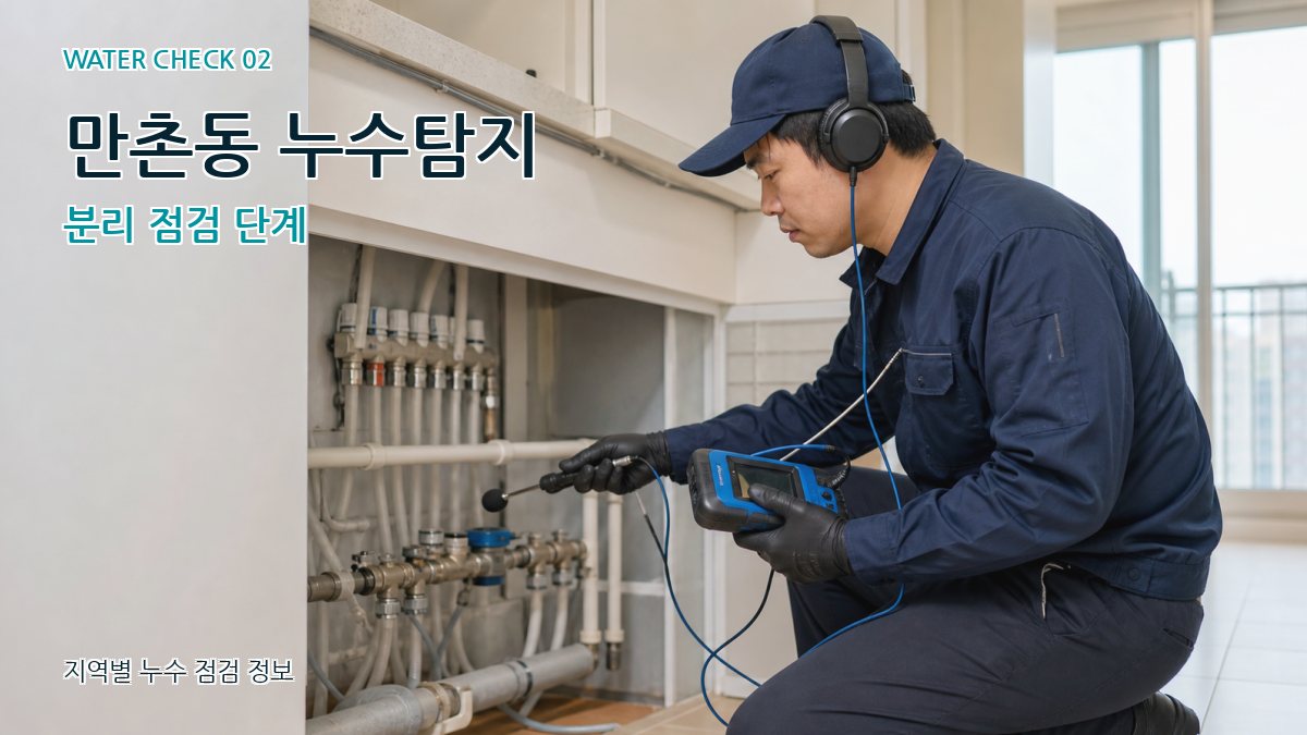 만촌동 화장실누수 누수탐지 이미지