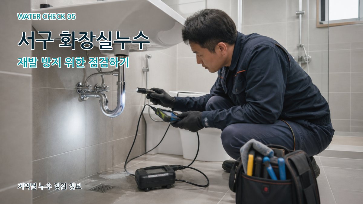 서구 누수공사 누수탐지 이미지