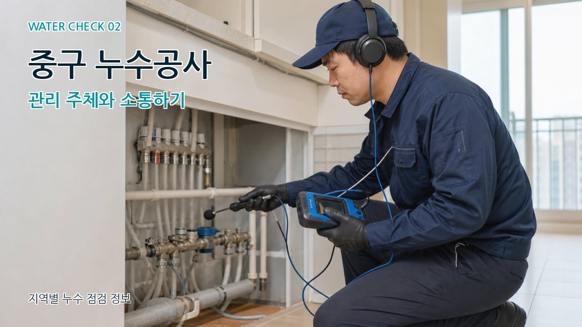 중구 화장실누수 누수탐지 이미지