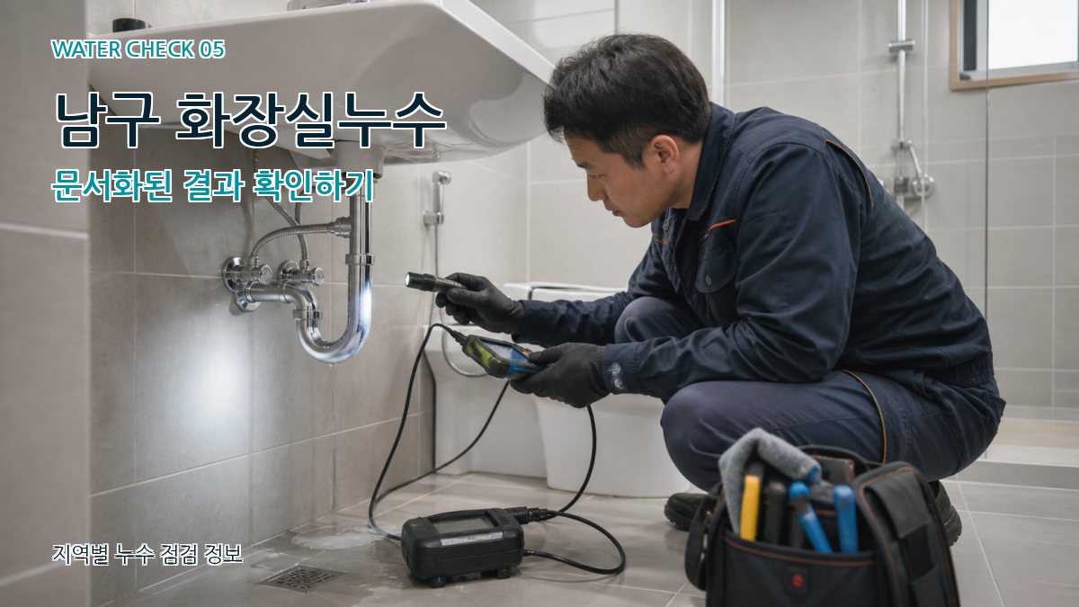 남구 누수공사 누수탐지 이미지