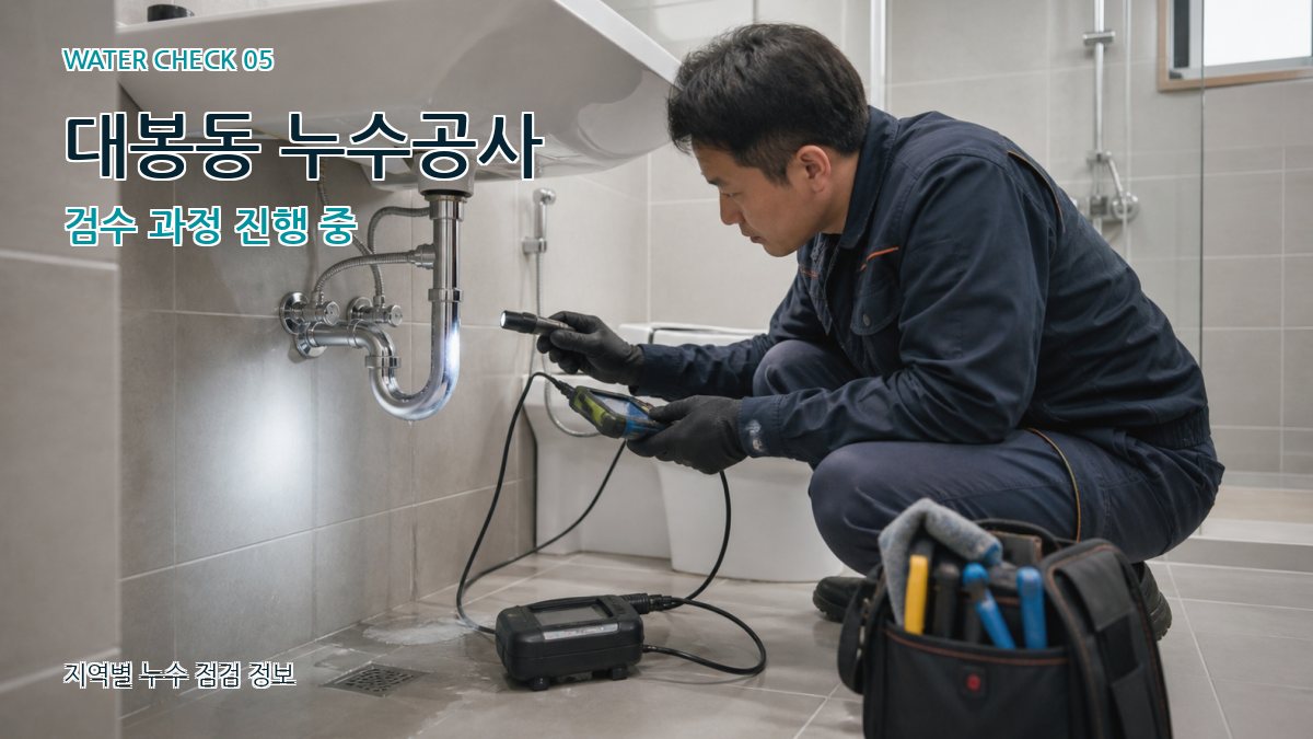 대봉동 누수공사 누수탐지 이미지