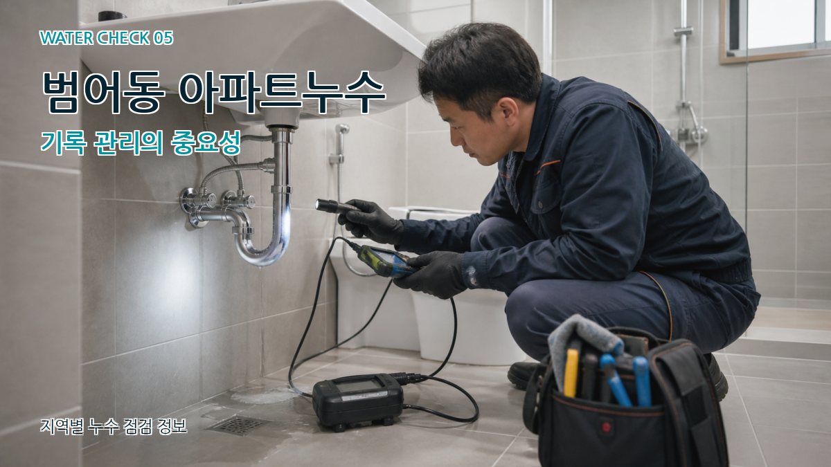 범어동 누수공사 누수탐지 이미지