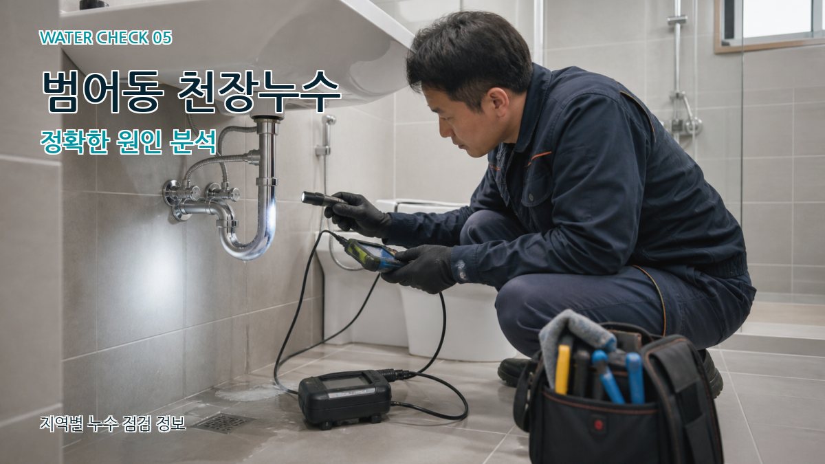 범어동 누수공사 누수탐지 이미지