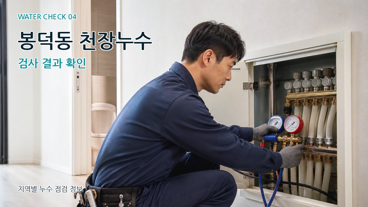 봉덕동 누수탐지 누수탐지 이미지