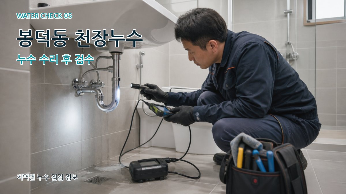 봉덕동 누수공사 누수탐지 이미지