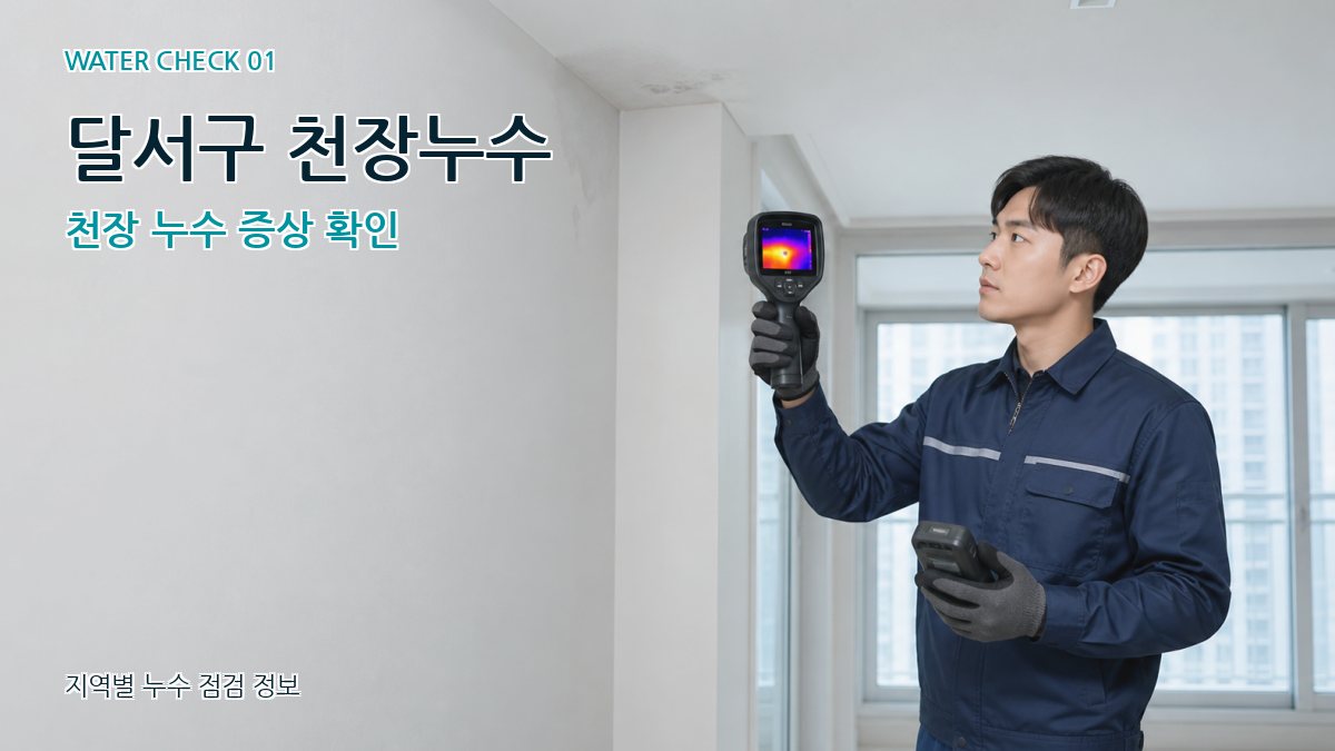 달서구 아파트누수 누수탐지 이미지