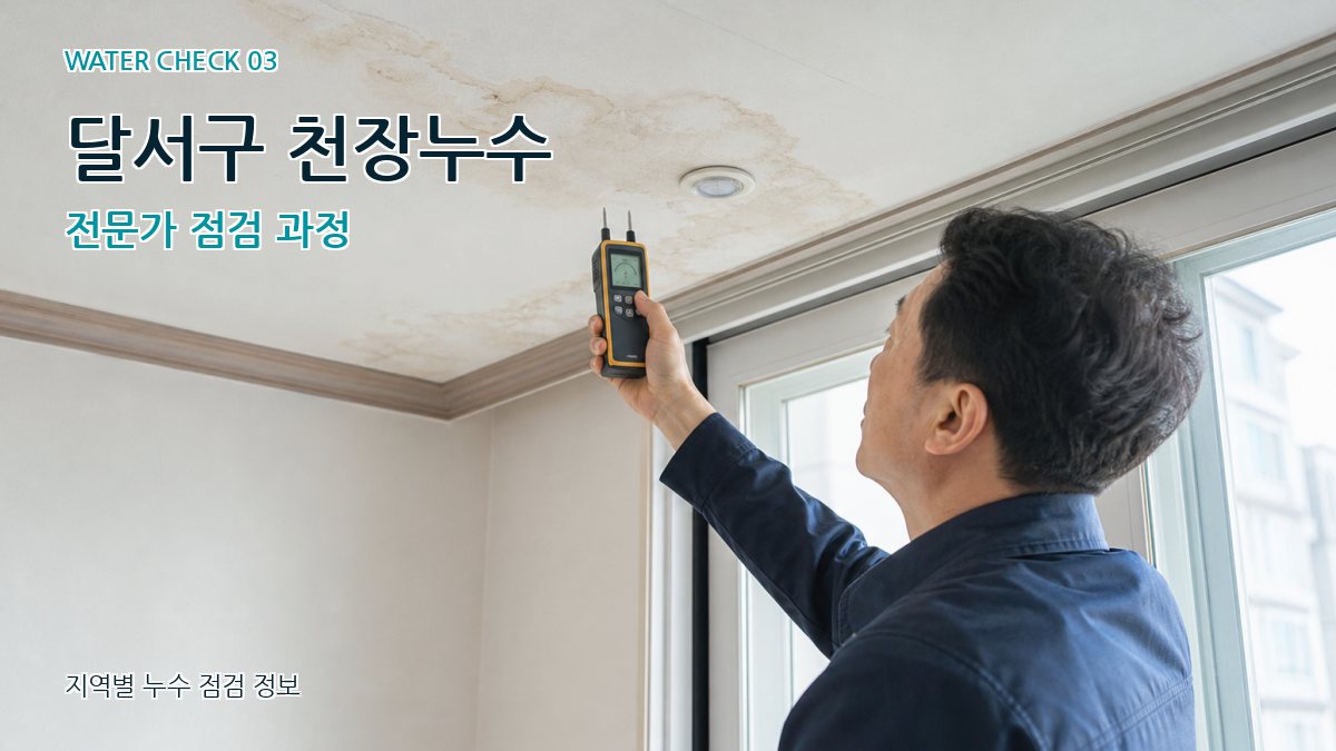 달서구 천장누수 누수탐지 이미지
