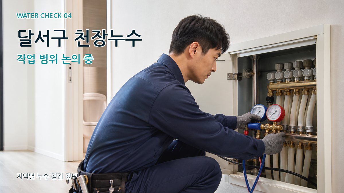 달서구 누수탐지 누수탐지 이미지