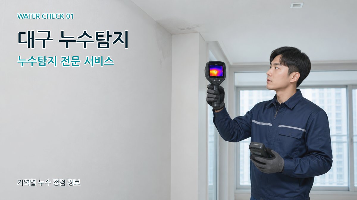 군위읍 아파트누수 누수탐지 이미지
