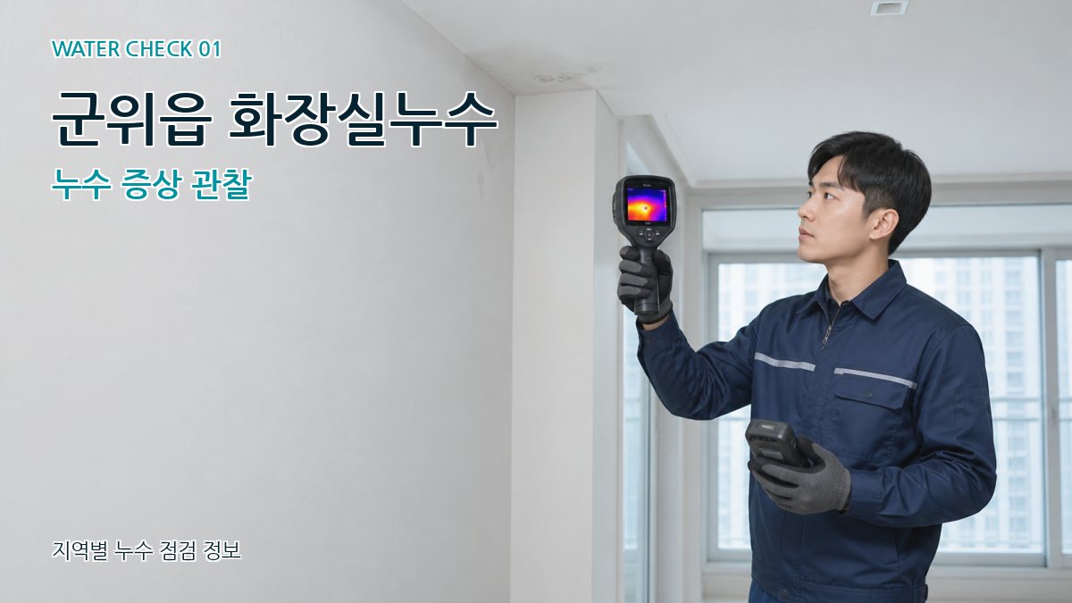군위읍 아파트누수 누수탐지 이미지