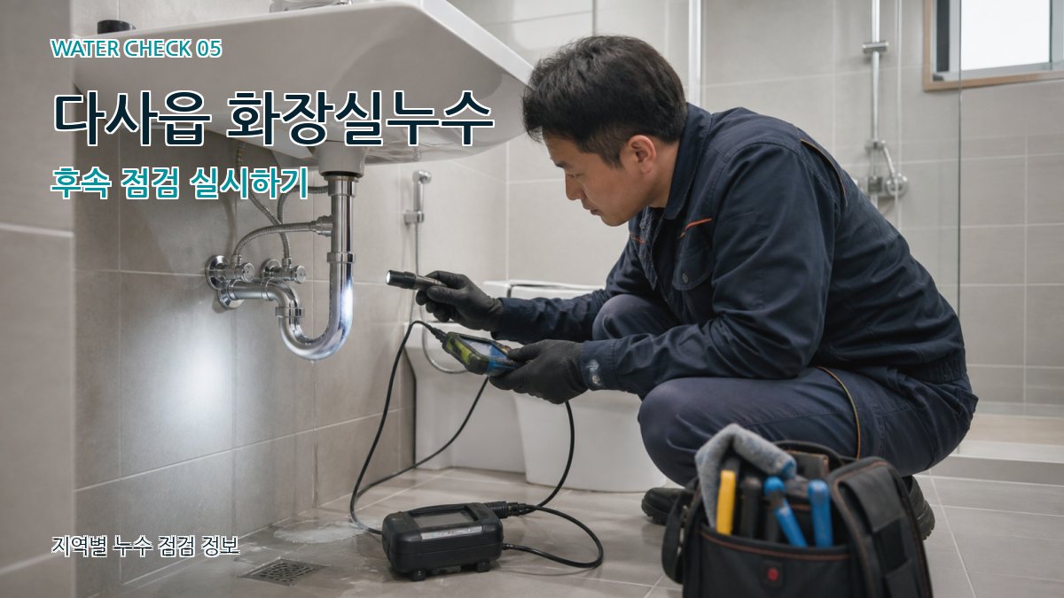 다사읍 누수공사 누수탐지 이미지