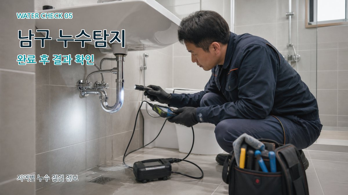 남구 누수공사 누수탐지 이미지