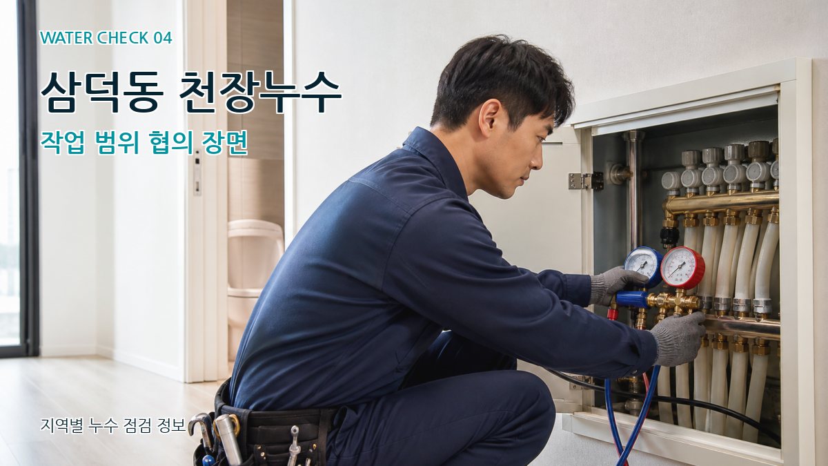 삼덕동 누수탐지 누수탐지 이미지