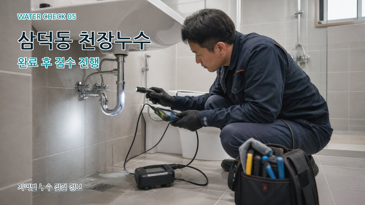 삼덕동 누수공사 누수탐지 이미지