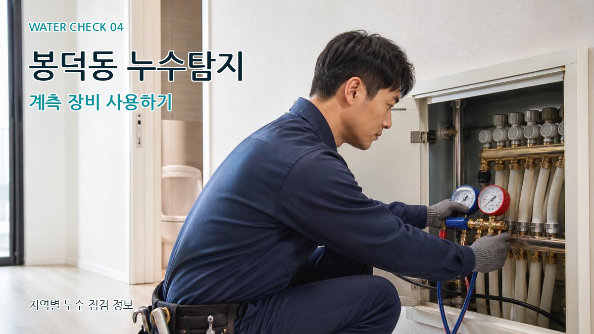 봉덕동 누수탐지 누수탐지 이미지
