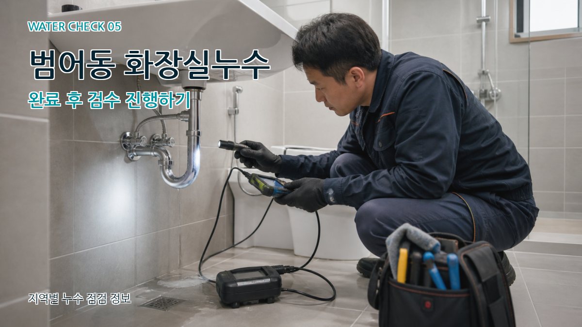 범어동 누수공사 누수탐지 이미지
