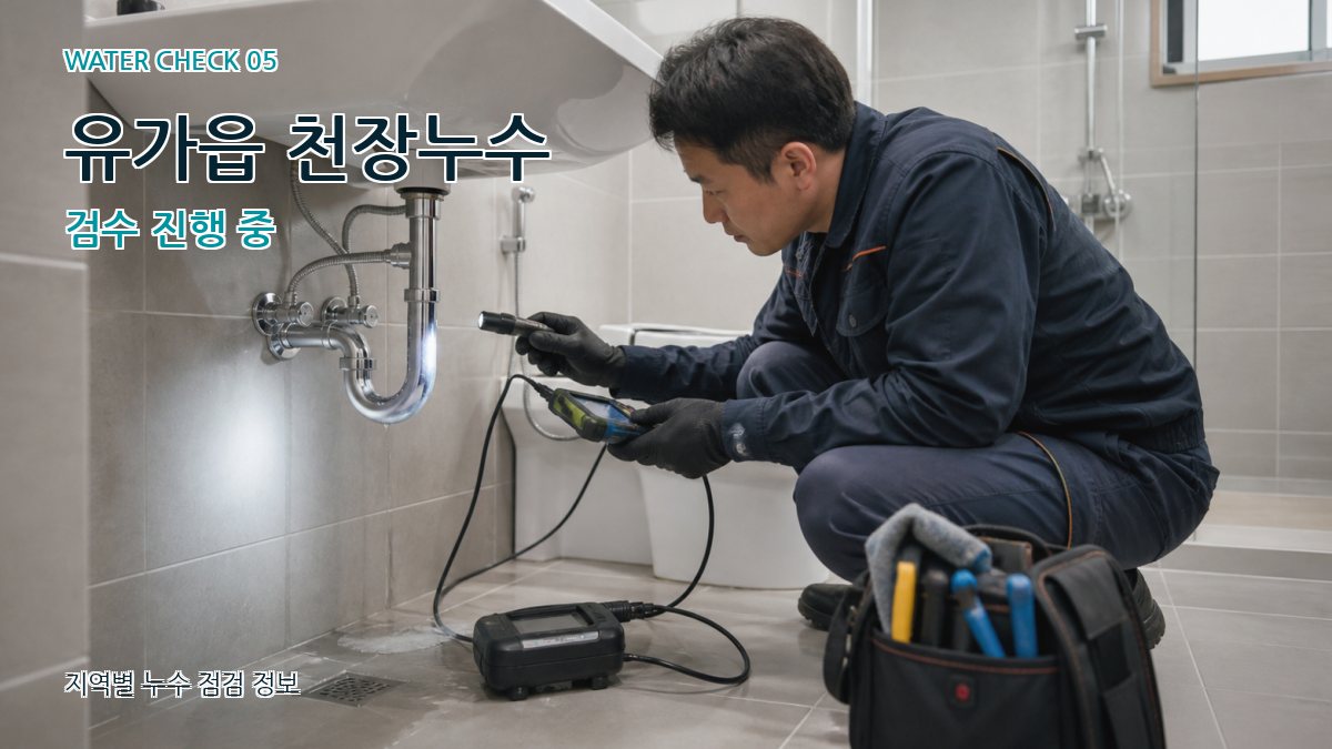 유가읍 누수공사 누수탐지 이미지