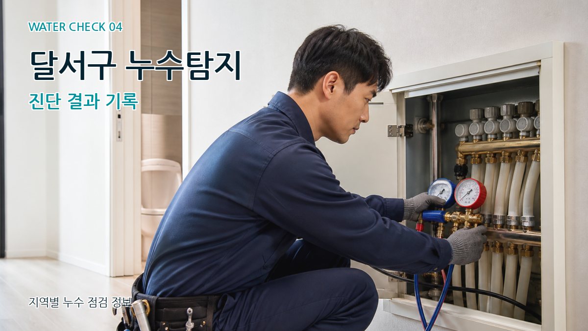 달서구 누수탐지 누수탐지 이미지