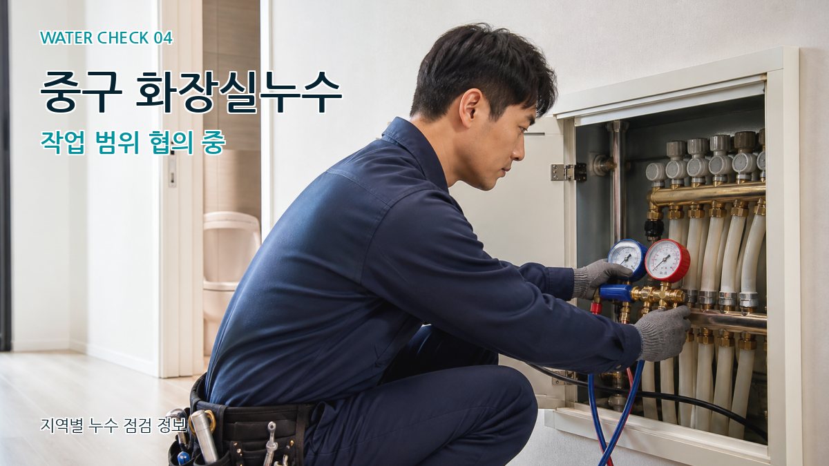 중구 누수탐지 누수탐지 이미지