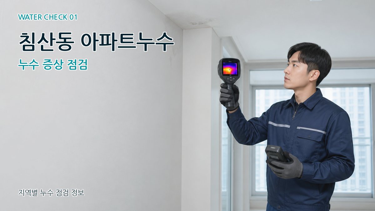 침산동 아파트누수 누수 증상 점검