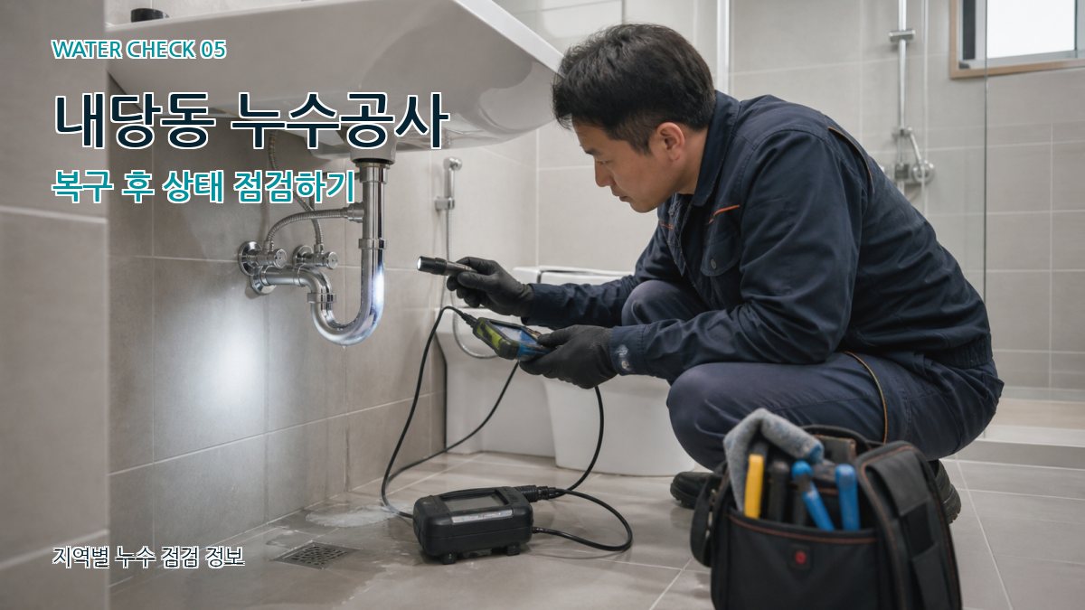 내당동 누수공사 누수탐지 이미지