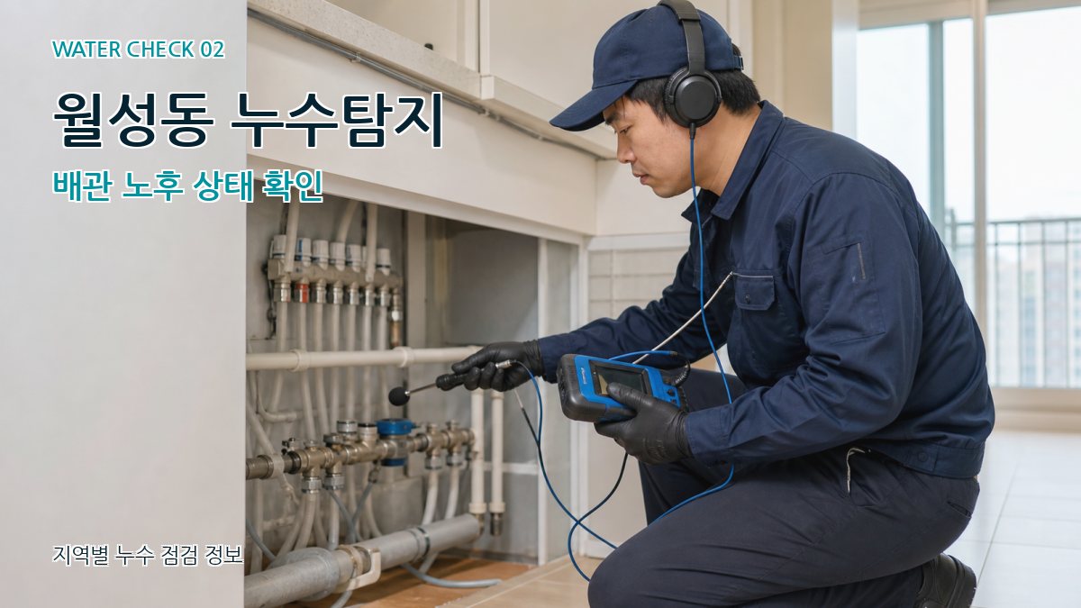월성동 화장실누수 누수탐지 이미지