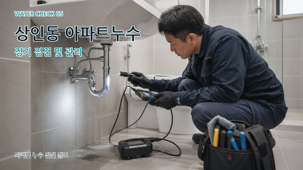상인동 아파트누수 정기 점검 및 관리