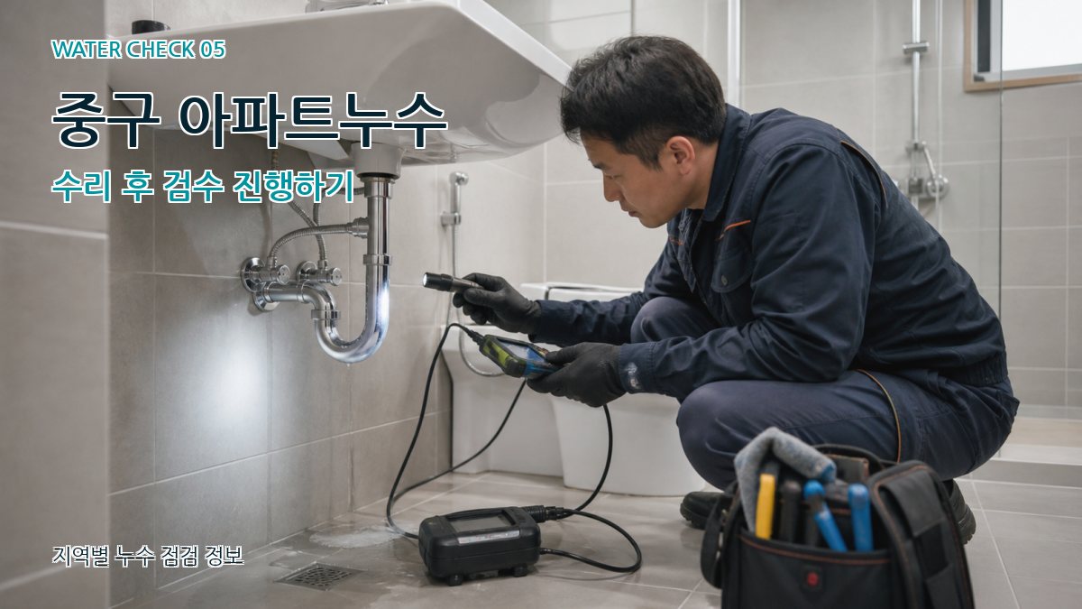 중구 누수공사 누수탐지 이미지