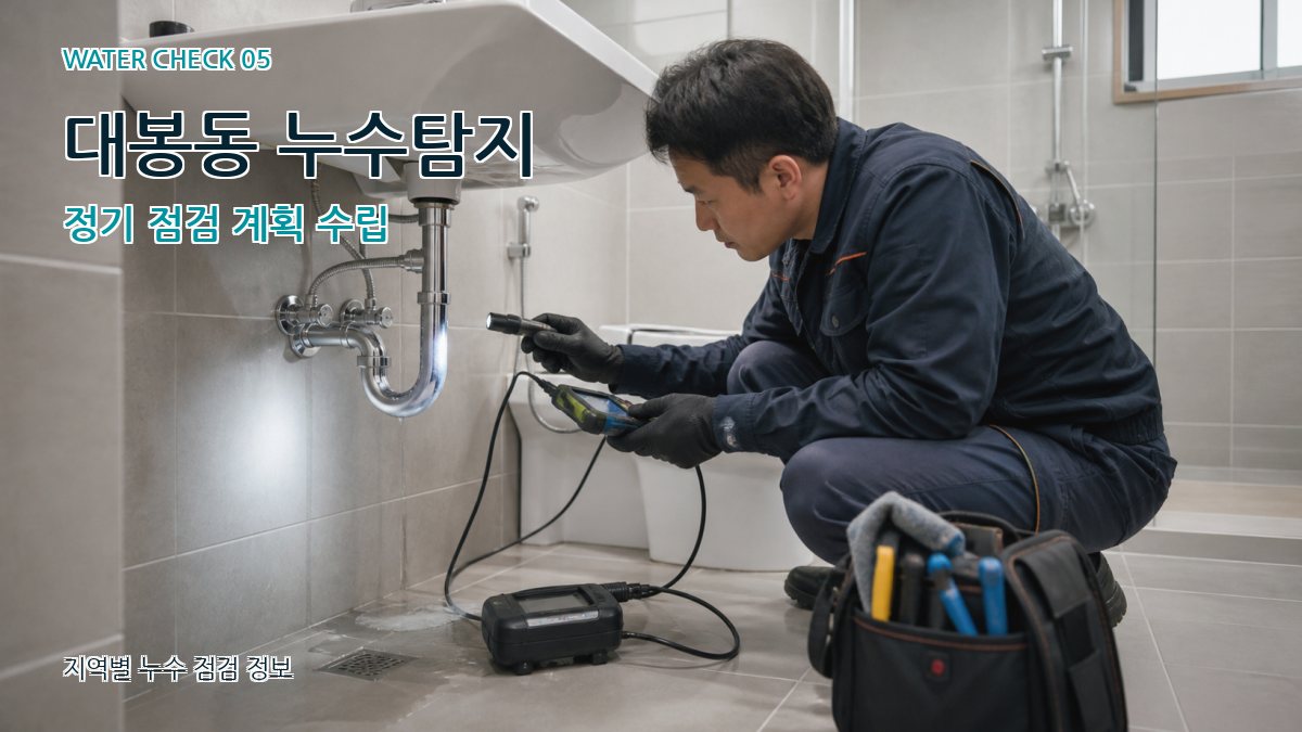 대봉동 누수공사 누수탐지 이미지