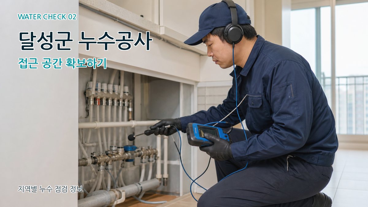 달성군 화장실누수 누수탐지 이미지